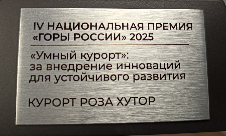  «Роза Хутор» стал победителем Национальной премии «Горы России» в номинации «Умный курорт», фото 4 - круглогодичный курорт «Роза Хутор»