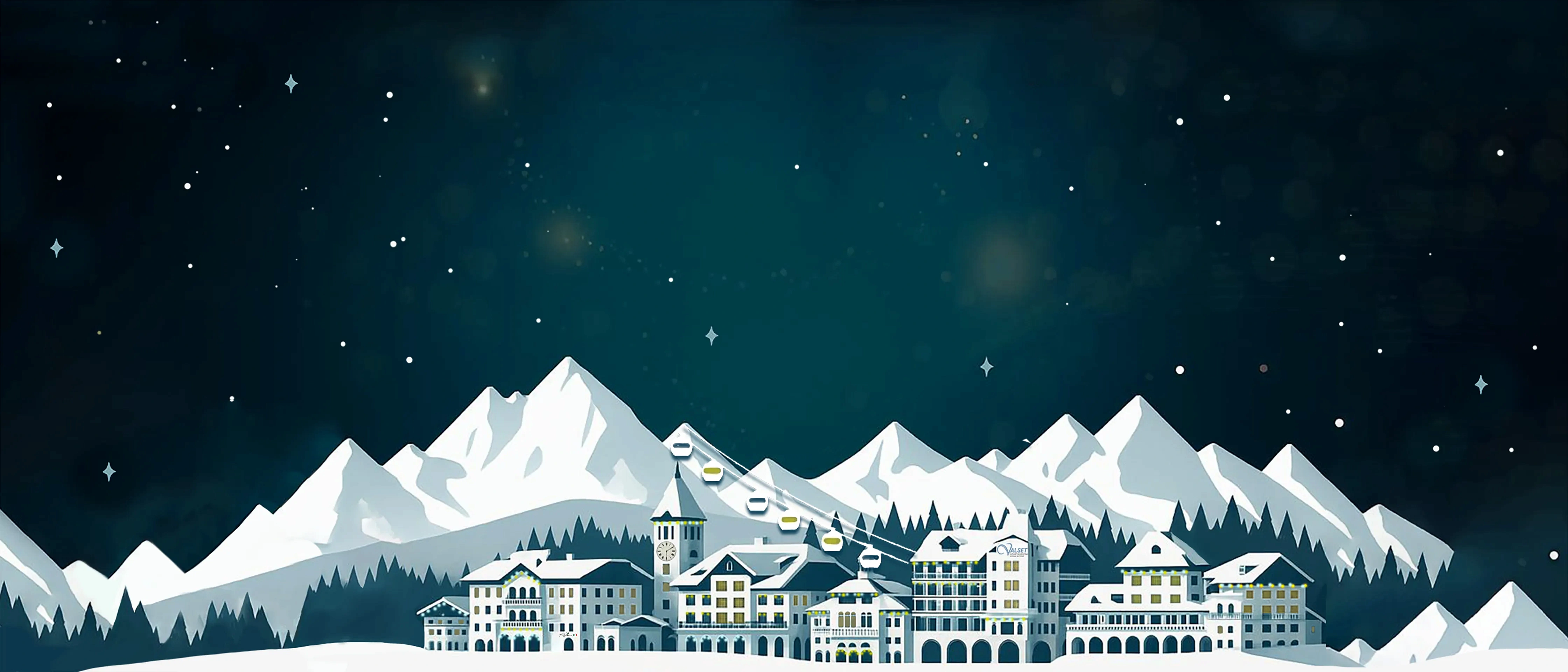 Волшебная ночь в горах в ресторане «Рукола», фото 2 - круглогодичный курорт «Роза Хутор»