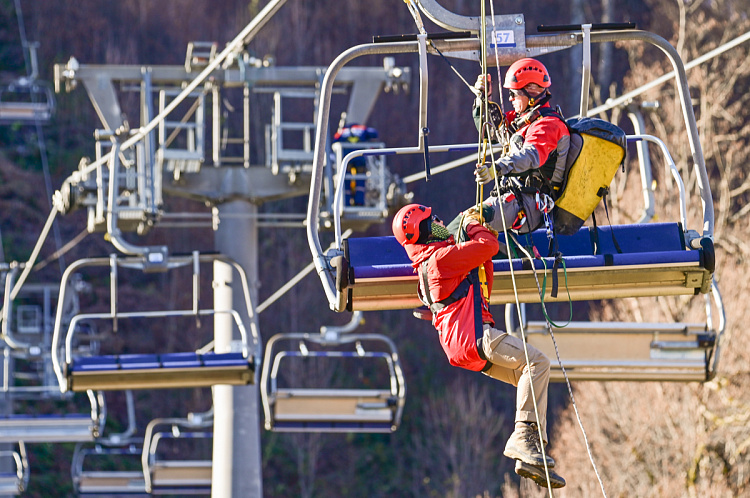 «Роза Хутор» принял городские учения оперативных служб РСЧС, фото 5 - круглогодичный курорт «Роза Хутор»
