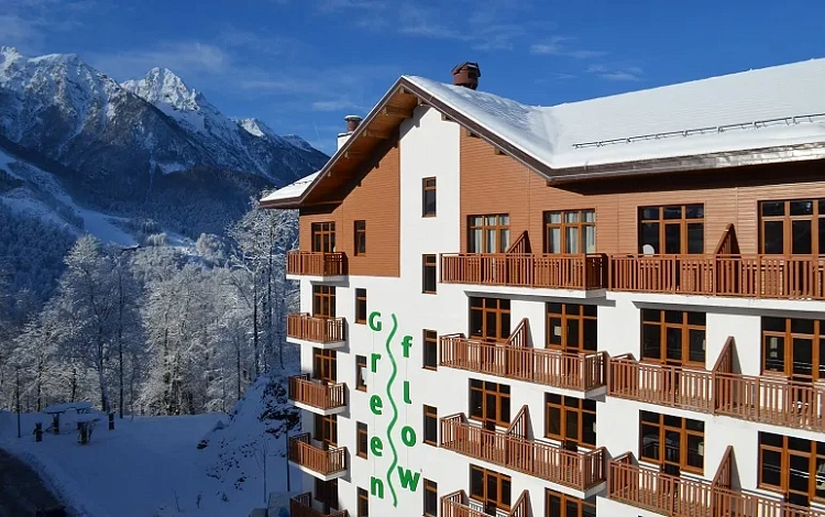 На горном курорте «Роза Хутор» откроется новый отель Green Flow Hotel  4*, фото 1 - круглогодичный курорт «Роза Хутор»