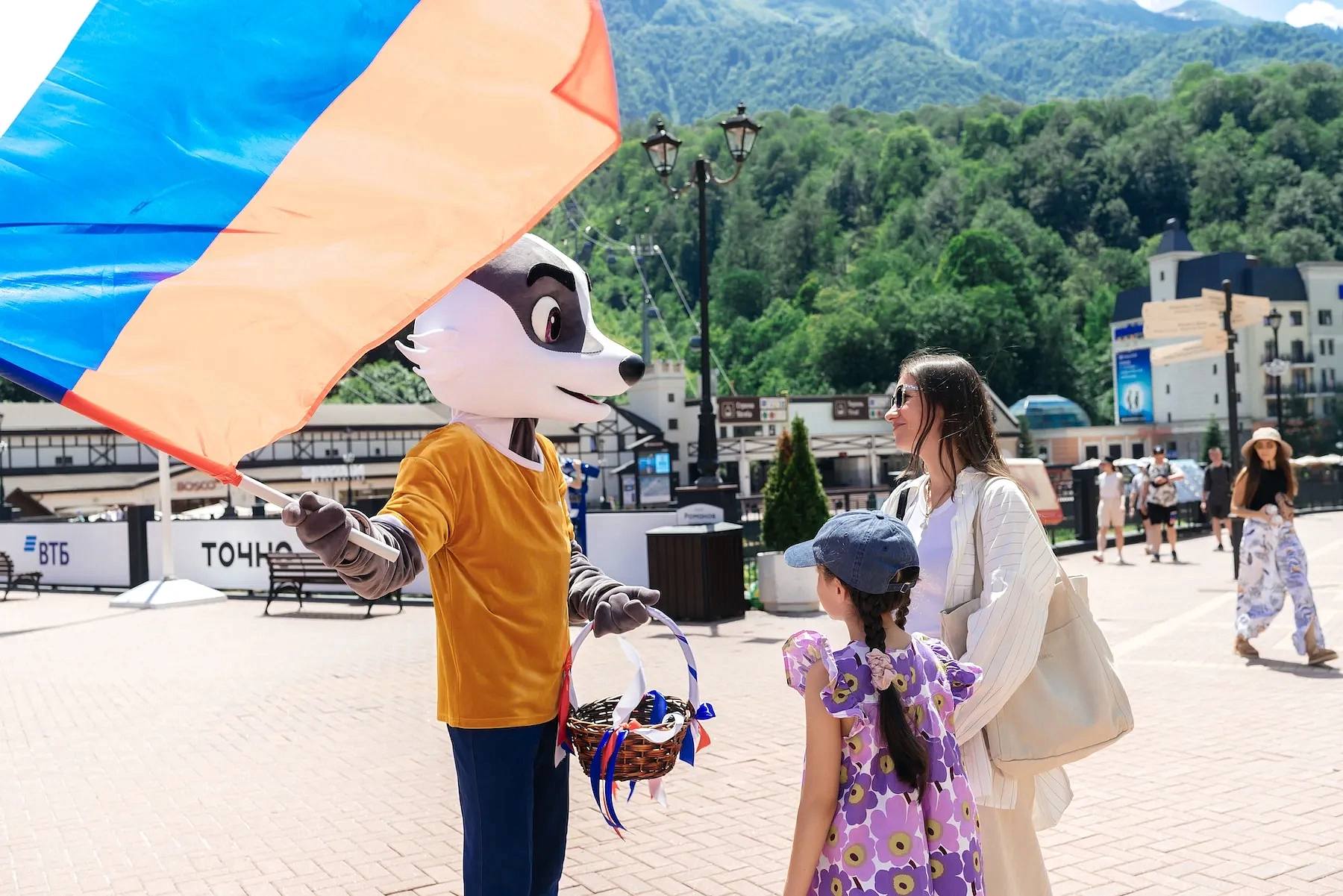 День России на курорте Роза Хутор, фото 2 - круглогодичный курорт «Роза Хутор»