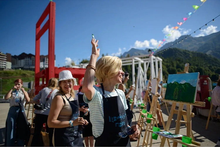 Грандиозный арт-фестиваль с участием лучших художников России пройдет в октябре на «Роза Хутор», фото 1 - круглогодичный курорт «Роза Хутор»