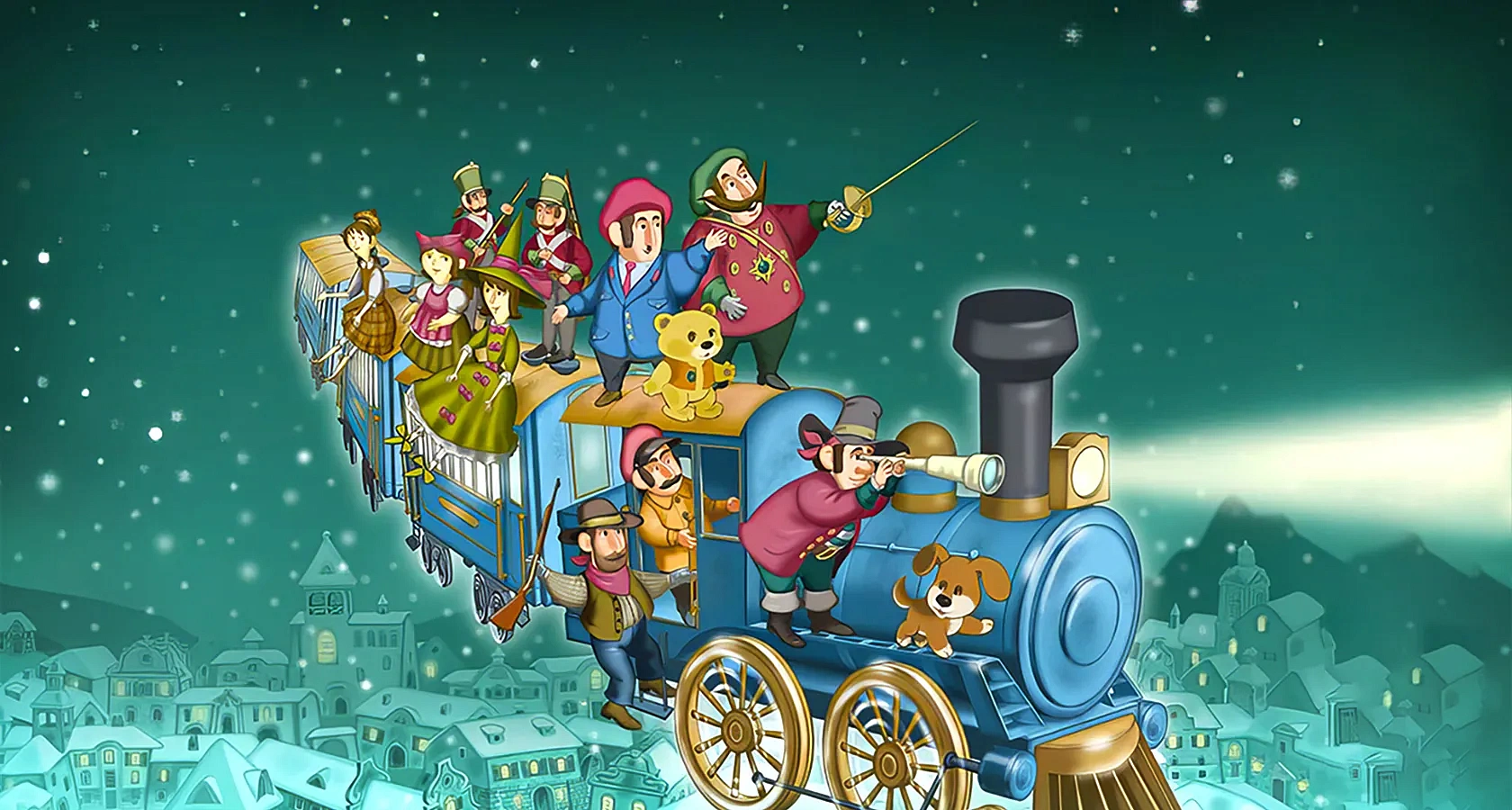 Музыкальный спектакль «Путешествие Голубой стрелы», фото 1 - круглогодичный курорт «Роза Хутор»