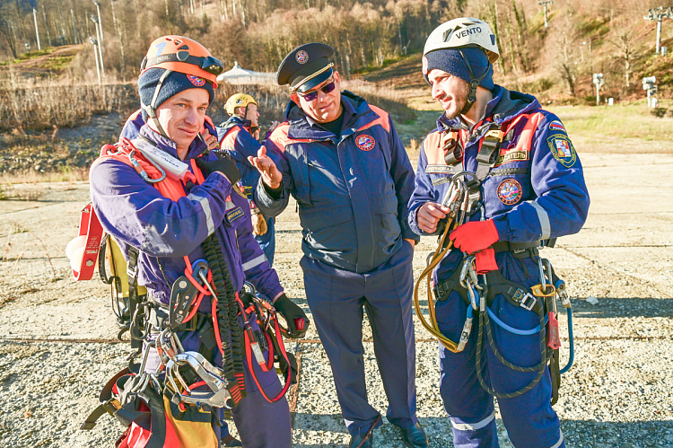«Роза Хутор» принял городские учения оперативных служб РСЧС, фото 1 - круглогодичный курорт «Роза Хутор»