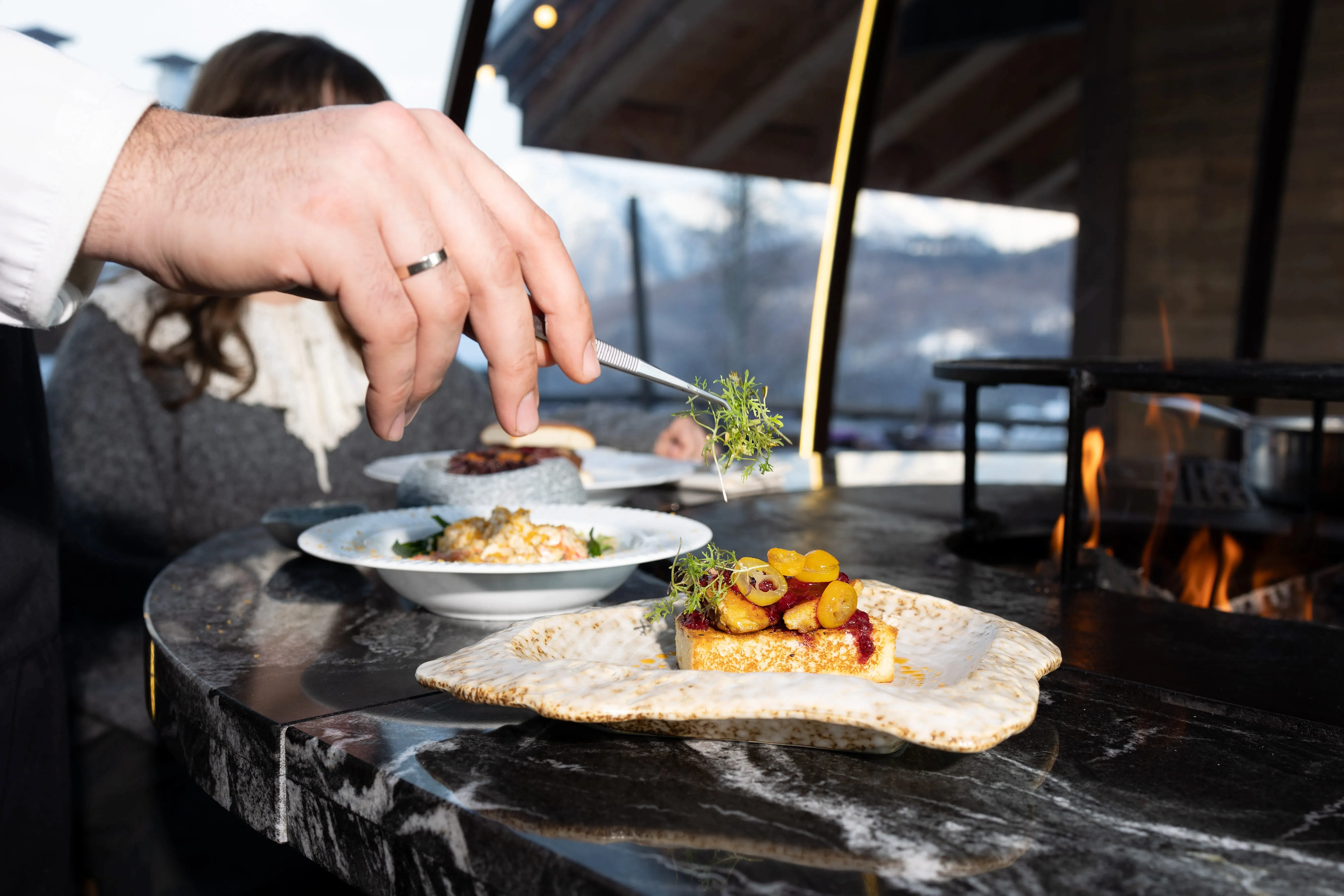 Шеф-тейбл в ресторане «Вельвет», фото 5 - круглогодичный курорт «Роза Хутор»