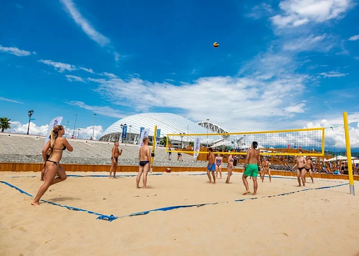 Пляж курорта «Роза Хутор» в Имеретинской долине отмечен Голубым флагом FEE, фото 3 - круглогодичный курорт «Роза Хутор»