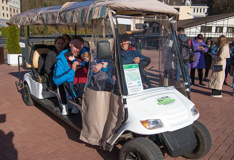 На «Роза Хутор» запустили электромобили, фото 4 - круглогодичный курорт «Роза Хутор»