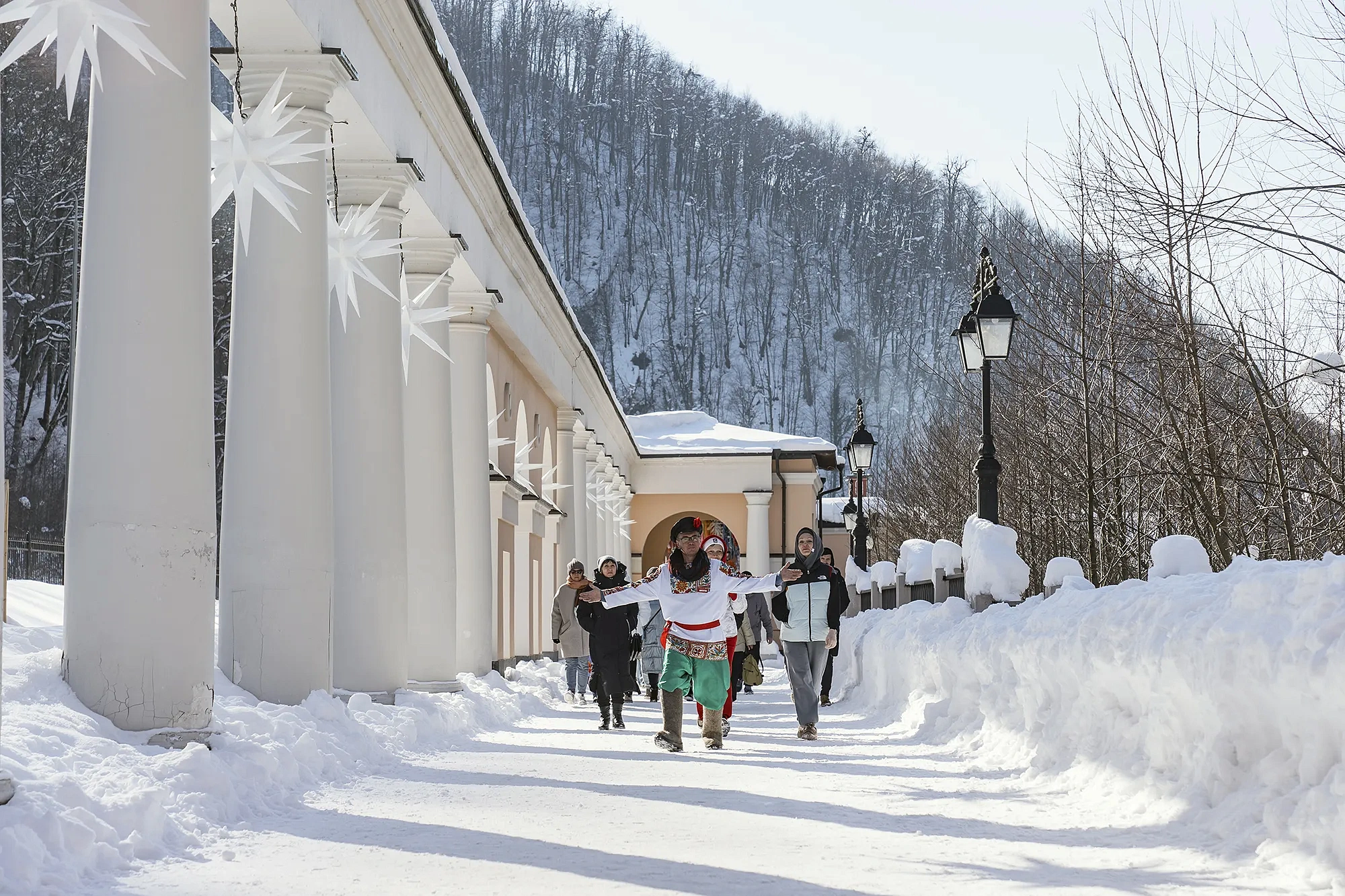 Широкая Масленица в этнопарке «Моя Россия», фото 3 - круглогодичный курорт «Роза Хутор»