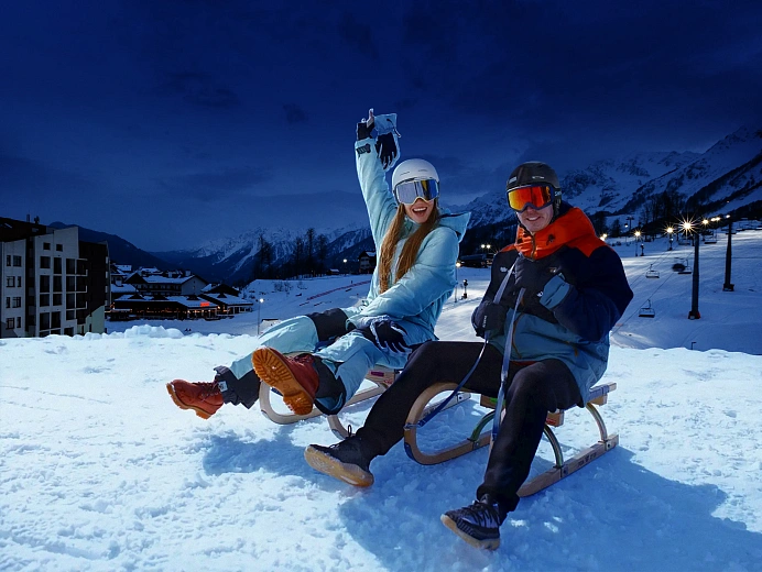 Новое развлечение на курорте – тобогган!, фото 1 - круглогодичный курорт «Роза Хутор»