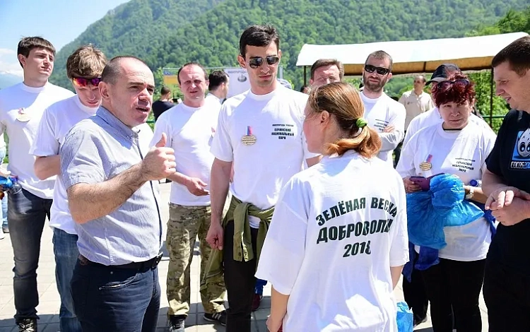 Курорт «Роза Хутор» поддержал экологическую акцию «Зеленая весна», фото 1 - круглогодичный курорт «Роза Хутор»