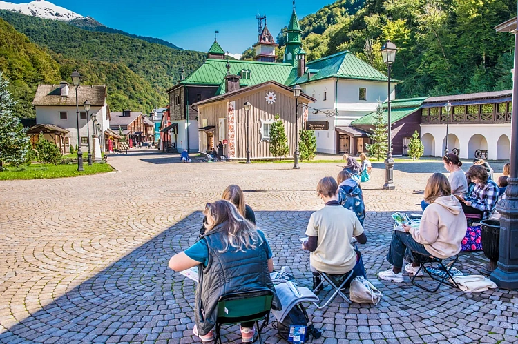 Победители детских конкурсов из разных регионов страны встретились на «Роза Хутор», фото 3 - круглогодичный курорт «Роза Хутор»