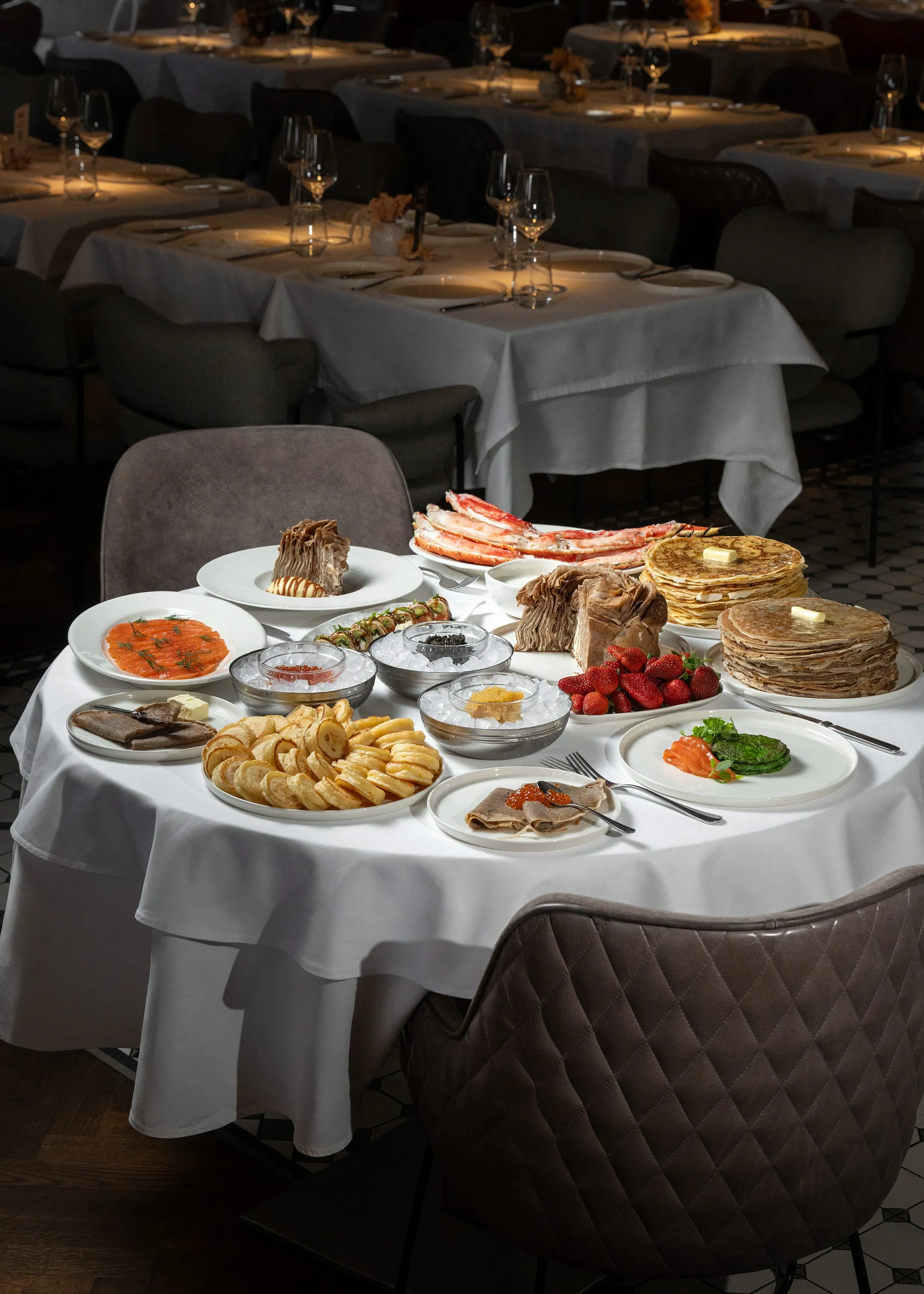 Масленица в ресторане «Сахалин», фото 2 - круглогодичный курорт «Роза Хутор»