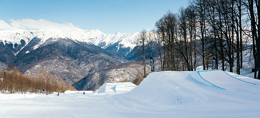 Сноупарк на Роза-1600 - круглогодичный курорт «Роза Хутор»