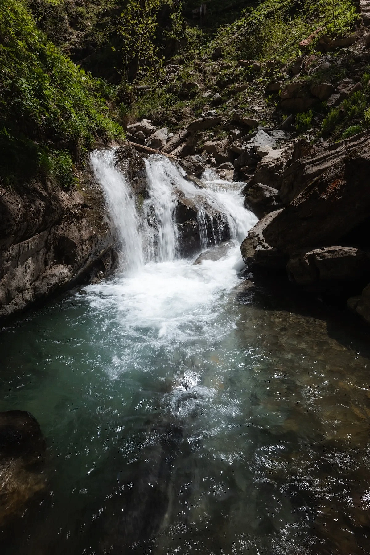 Природный парк водопадов «Менделиха», тропа к водопаду Золотой, фото 6 - круглогодичный курорт «Роза Хутор»