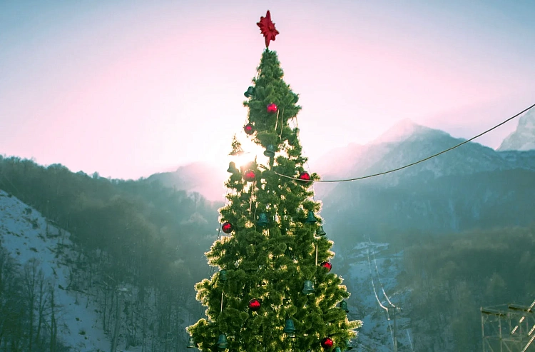 С Новым годом!, фото 1 - круглогодичный курорт «Роза Хутор»