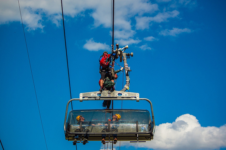 «Роза Хутор» принимает чемпионат МЧС России по многоборью спасателей, фото 3 - круглогодичный курорт «Роза Хутор»