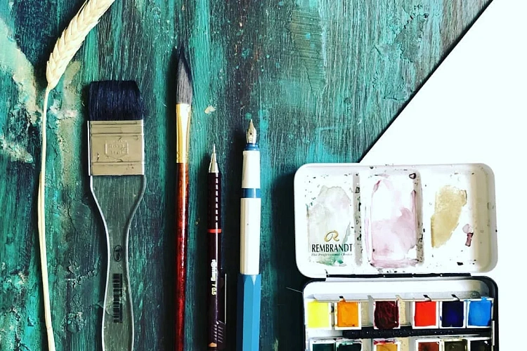 Горы на картине в онлайн режиме, фото 2 - круглогодичный курорт «Роза Хутор»