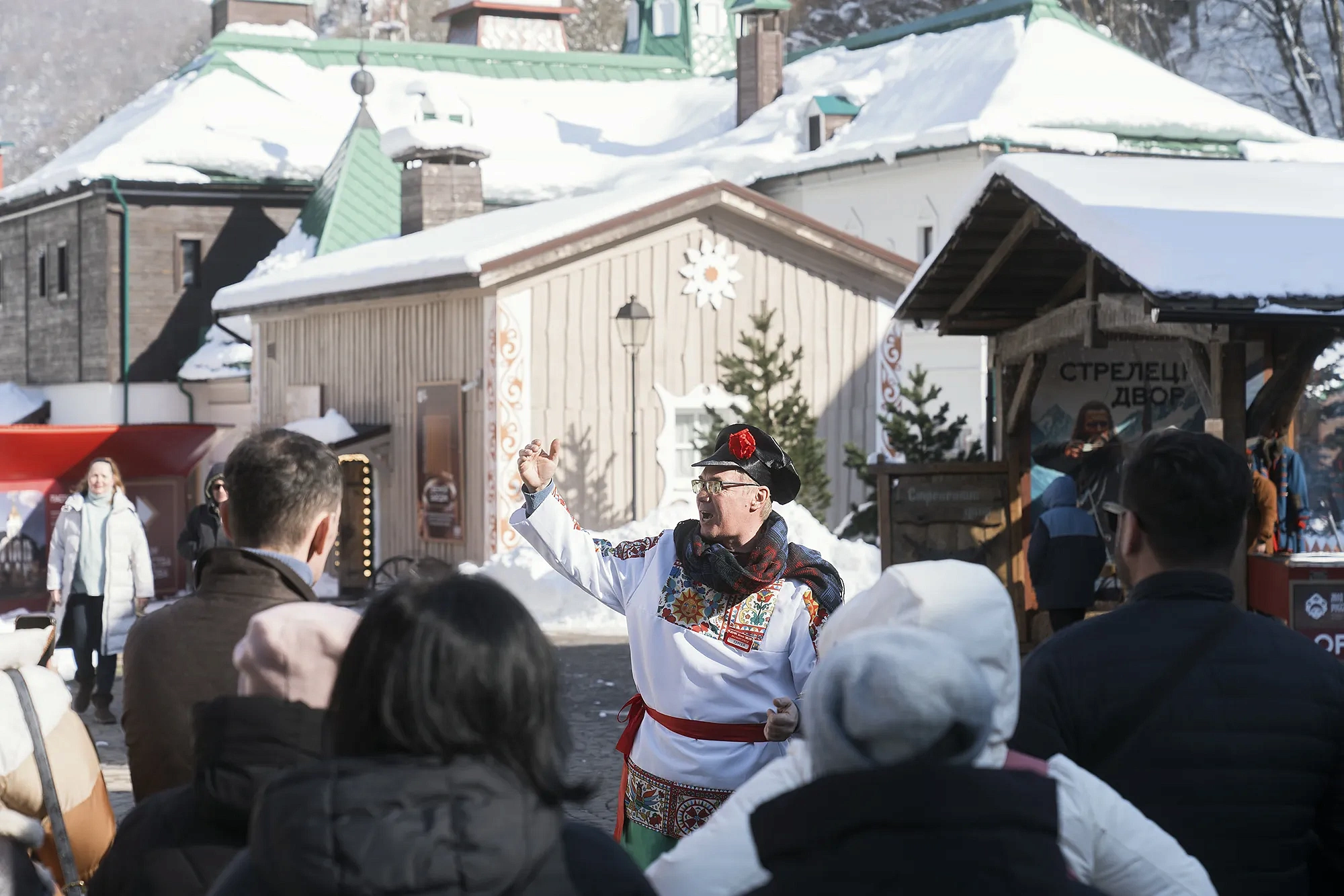 Широкая Масленица в этнопарке «Моя Россия», фото 2 - круглогодичный курорт «Роза Хутор»