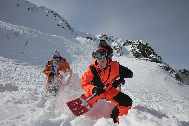 Тренировочный лавинно-спасательный полигон на «Роза Хутор» возобновил работу, фото 4 - круглогодичный курорт «Роза Хутор»